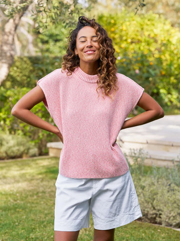 Montecito Vest in Coral Reef