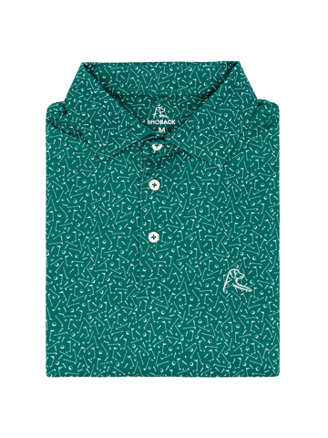 The Mulligan Polo in Fairway Green