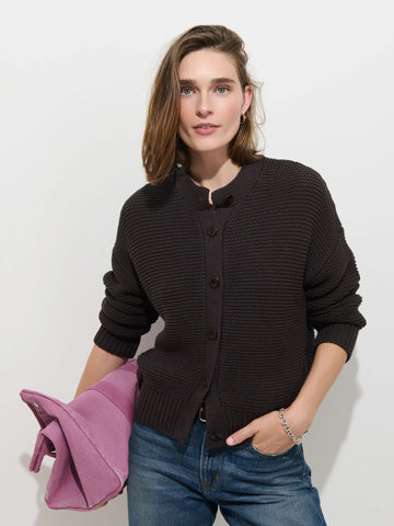 Nico Cardigan in Asphalt Grey