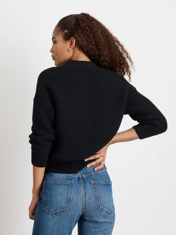 Nico Cardigan in Cotton in Black