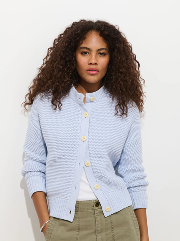 Nico Chunky Cardigan in Calm Blue