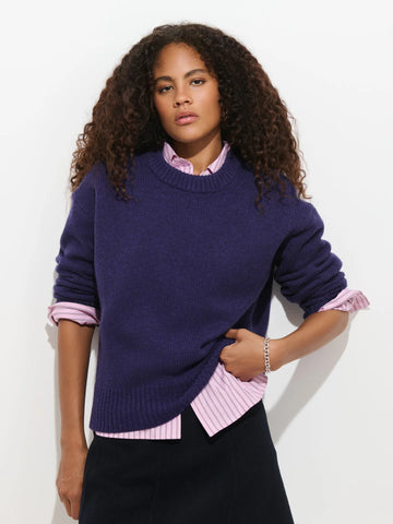 Nottinghill Sweater in Dark Purple