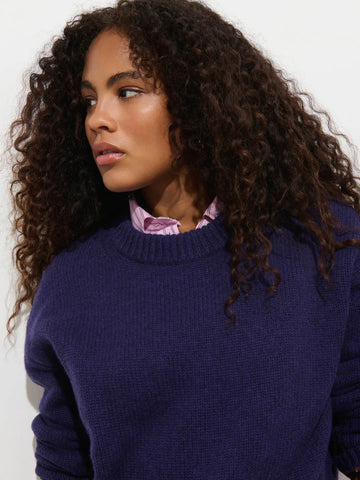 Nottinghill Sweater in Dark Purple