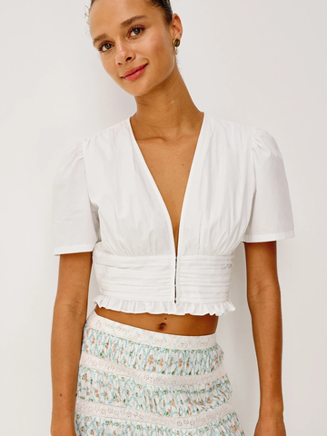 Olympia Top in White