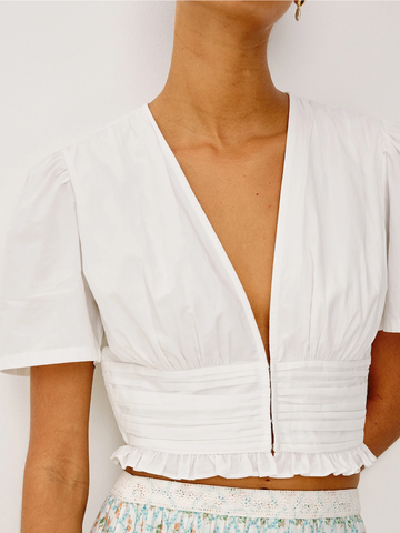 Olympia Top in White