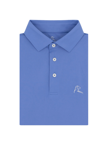 Solid Polo in Lavender Blue