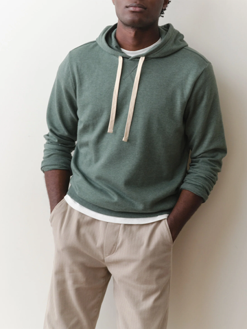 Pacifica Stretch Hoodie in Forest Green