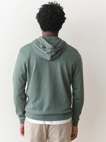 Pacifica Stretch Hoodie in Forest Green