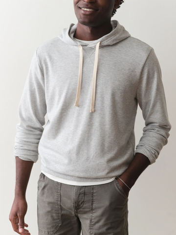 Pacifica Stretch Hoodie in Light Grey
