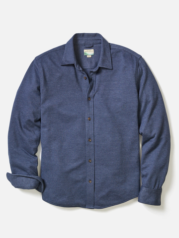 Pacifica Stretch Twill Shirt in Navy