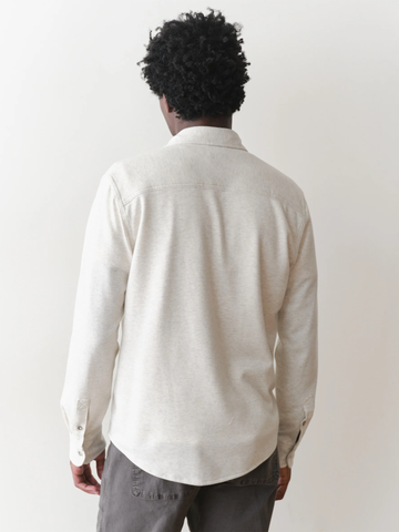 Pacifica Stretch Shirt in Oatmeal Heather
