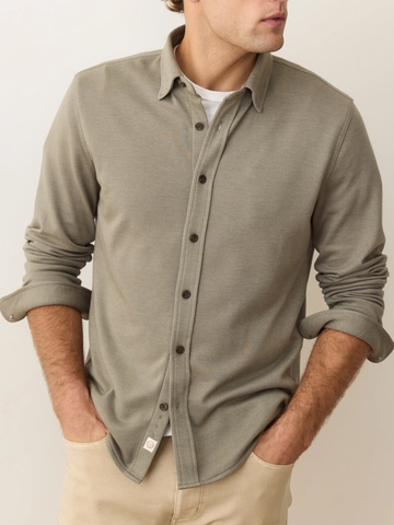 Pacifica Stretch Twill Shirt in Vetiver