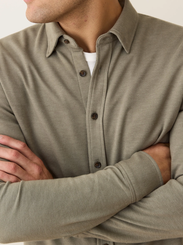 Pacifica Stretch Twill Shirt in Vetiver