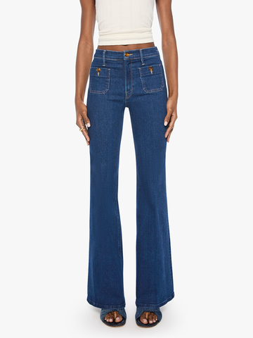 Patch Pocket Doozy Jean in Retrograde Rodeo