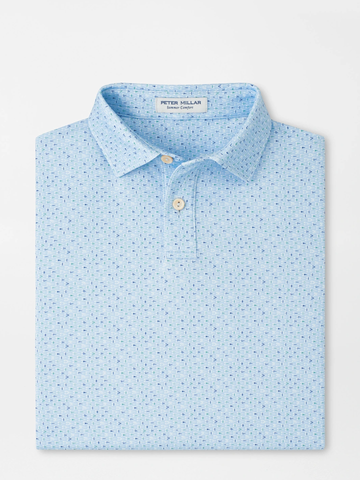 Pennants Youth Performance Jersey Polo in Stream Blue