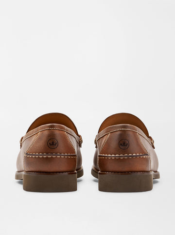 Handsewn Leather Penny Loafer in Whiskey