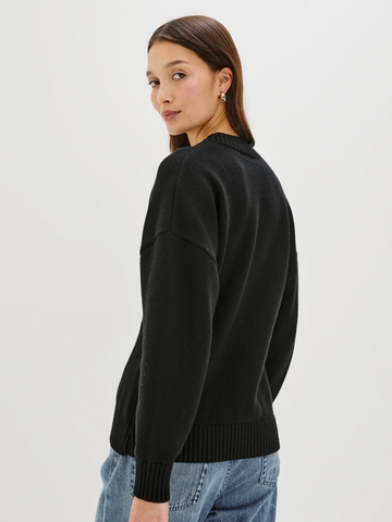 Philippa Cardigan in Black