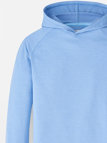 Pine Youth Performance Hoodie in Bluebird