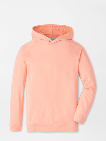 Pine Youth Performance Hoodie in Summer Apricot