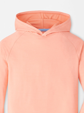 Pine Youth Performance Hoodie in Summer Apricot