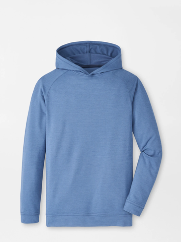Pine Youth Performance Hoodie in Windsor Blue