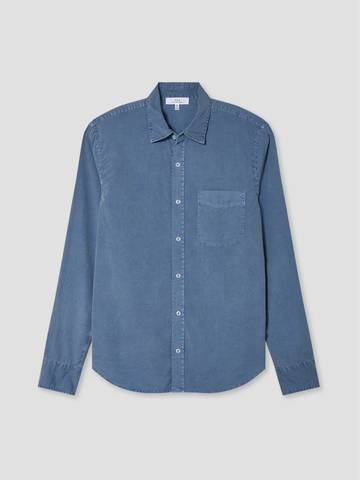 Poplin Standard Shirt in Union Blue