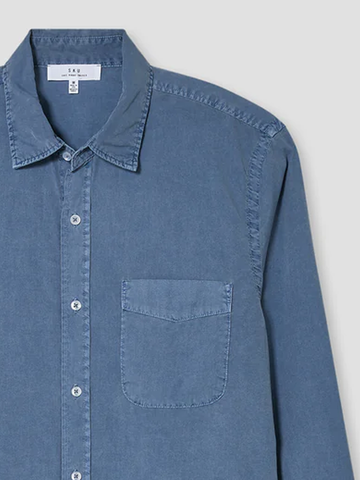Poplin Standard Shirt in Union Blue