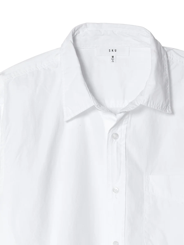 Poplin Standard Shirt in White