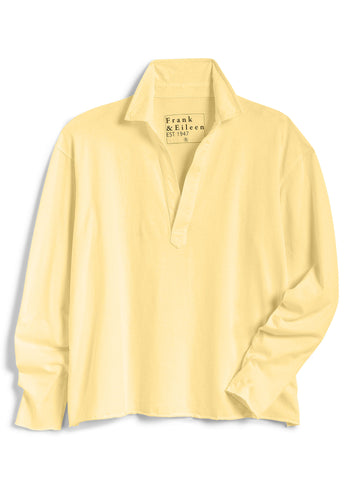 Patrick Popover Henley in Lemon