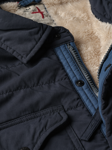 Qltd Superfleece Jacket in Navy