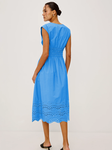 Roxanne Dress in Harbor Blue