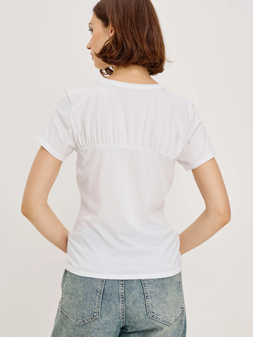 Janis Tee in White
