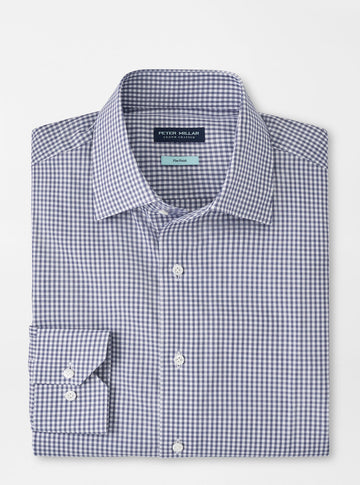 Renato Cotton Sport Shirt in Atlantic Blue