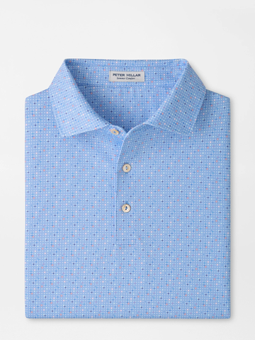 Rivington Performance Jersey Polo in Estate Blue