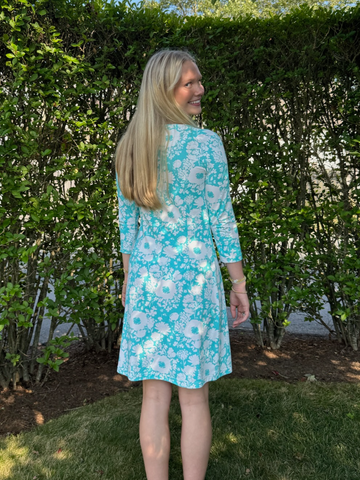 Bimini Dress in Blushing Buds Capri