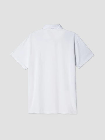 S/S Supima Jersey Polo in White