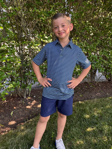 Salem Youth Performance Short in Navy