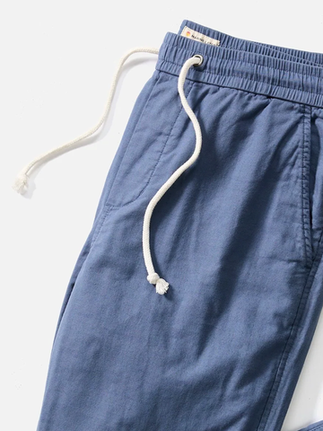 Saturday Stretch Beach Pant in French Blue