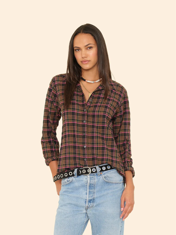 Scout Shirt in Espresso Plaid