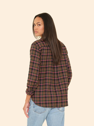 Scout Shirt in Espresso Plaid
