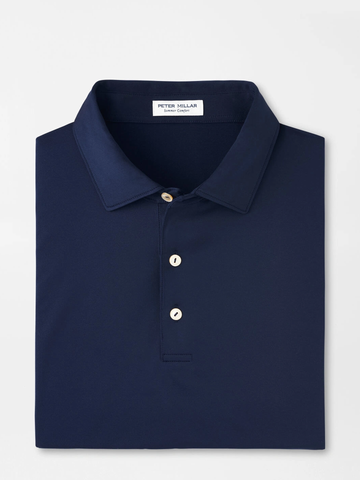 Solid Polo in Navy