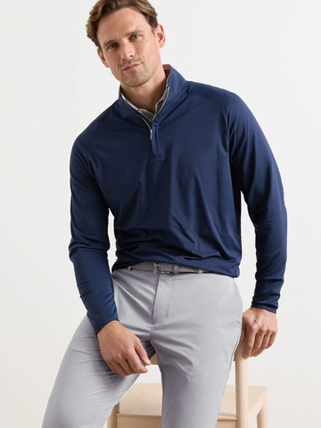 Stealth Performance Quarter in Zip in Navy