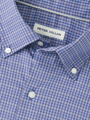 Stowe Crown Lite Cotton-Stretch Sport Shirt in Deep Violet