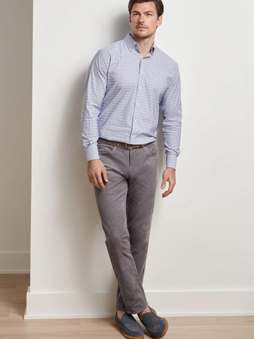 Superior Soft Corduroy Five-Pocket Pant in Oslo Grey