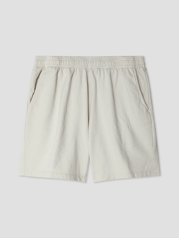 Supima Fleece Short in Ash