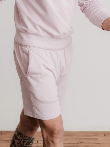 Supima Fleece Short in Lilac