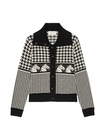 The Pony Cardigan in Black