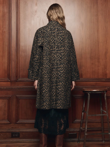 The Trench Coat in Dark Leopard