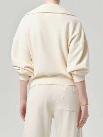 Trapeze Pullover Top in Cream