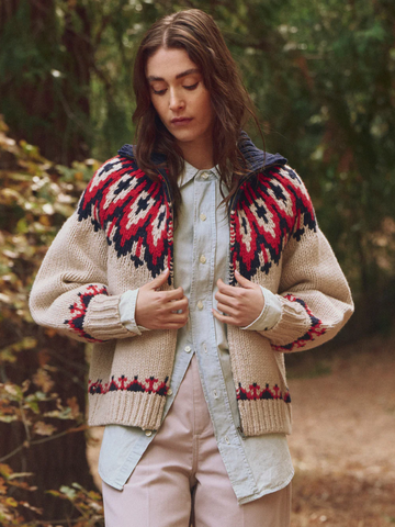 The Nordic Sweater in Glacier Fair Isle